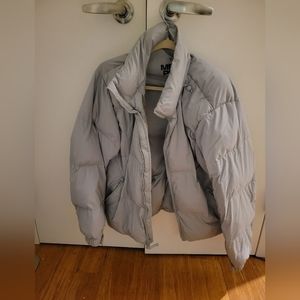 Gray Mega Puff Jacket